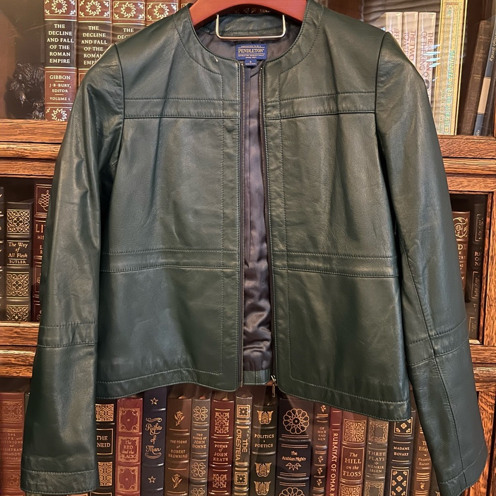 Pendleton Leather Women’s Jacket Size Small. - image 1